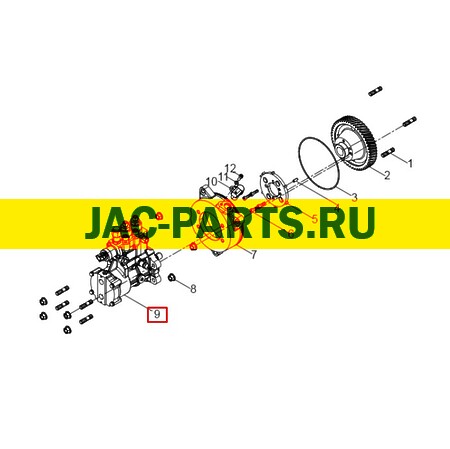 Насос топливный (ТНВД) JAC 1000570877