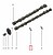 Толкатель клапана HFC4DB2 JAC N25 N35 1006020FD020