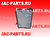 Радиатор охлаждения ДВС H=640mm JAC N75 1301100LE057