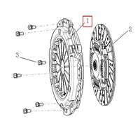 Корзина сцепления JAC N25 N35 1600100W5030