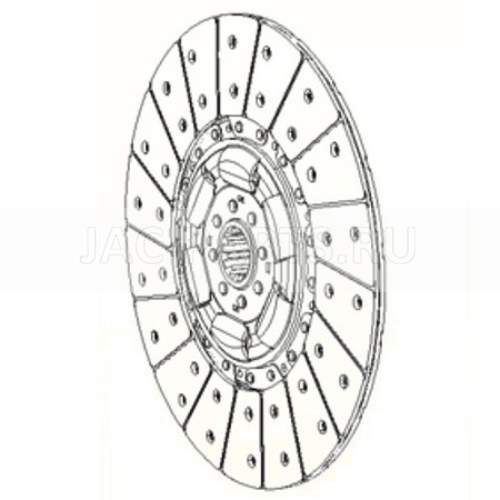 Диск сцепления JAC 1601200LE17G