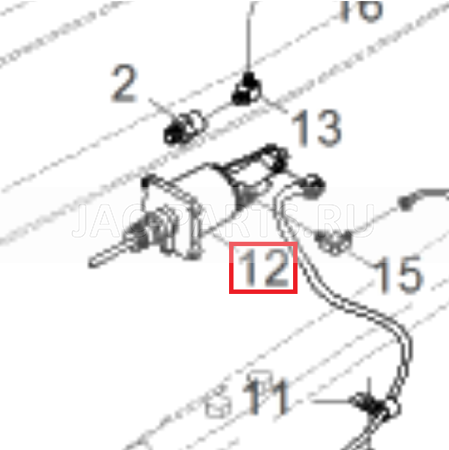 ПГУ усилитель сцепления JAC N200 1607300H3P1004