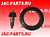 Главная пара 39/8 редуктора заднего моста 4.875 (колеса R19.5) JAC N120 2402B839-021 2402B839021