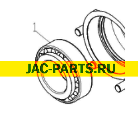 Подшипник задней ступицы наружный JAC N350 N410 33220JR