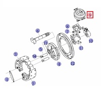 Тормозная камера передняя левая JAC N75 3519100LE030 G5QZ3519010 G5QZ-3519010