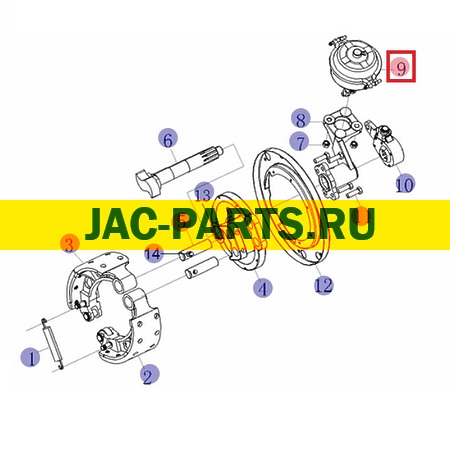 Тормозная камера передняя правая JAC N75 3519200LE030