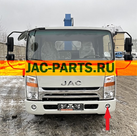 Фара противотуманная левая JAC N75 N80 N90 N120 4116910LE010