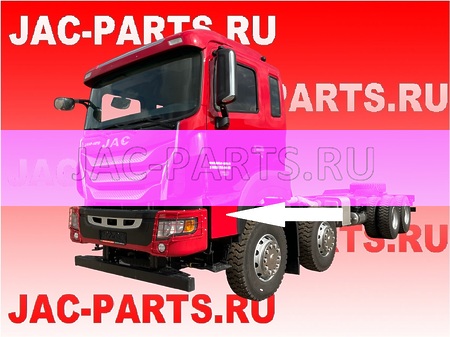 Панель накладка нижняя левой двери JAC N410 5522100Y4XA0