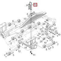 Стремянка задней рессоры JAC N350 N410 55225-Y3B00-000Z 55225Y3B00000Z