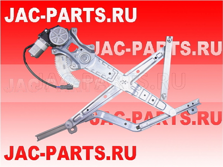 Механизм стеклоподъёмника левый в сборе с моторчиком JAC N75 N80 N90 N120 6104100LE010XZ03