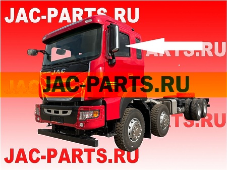 Стекло левой двери опускающееся JAC N410 6104120Y4XA0