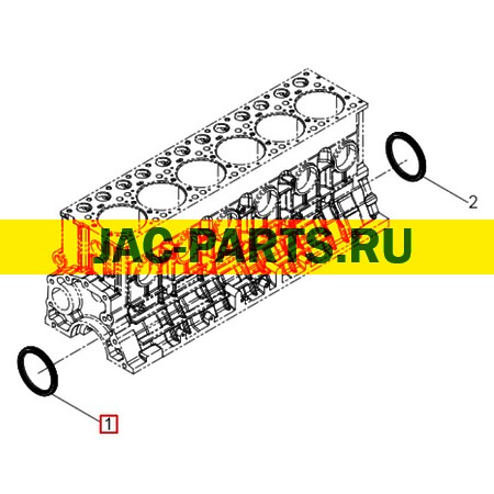 Сальник коленвала задний JAC 61500010100