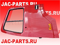 Дверь левая в сборе (окрашен, красный) JAC N350 75001-Y4010XH-1Y00 75001Y4010XH1Y00