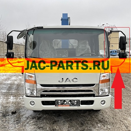 Зеркало левое в сборе JAC N75 N80 N90 N120 8202100LE176XZ