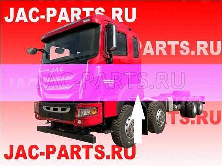 Накладка над колесом задняя левая крыло JAC N410 8405125Y3X3C