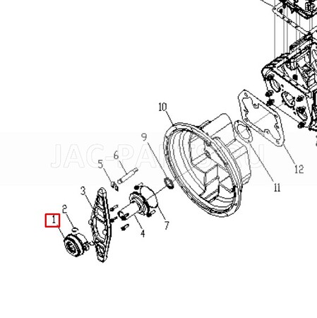 Выжимной подшипник сцепления JAC N200 85CT5765F0