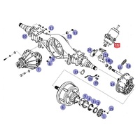 Энергоаккумулятор задний левый JAC N75 N80 BQ01290430