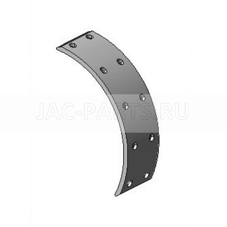 Накладка тормозной колодки задняя JAC N56 JX10603501052 JX1060-3501052