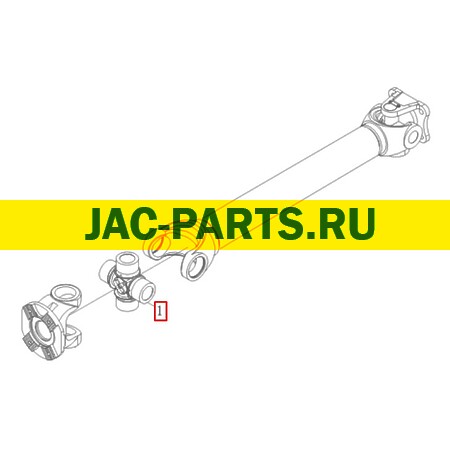 Крестовина заднего карданного вала JAC N350 UW57152N 2203120Y50E0